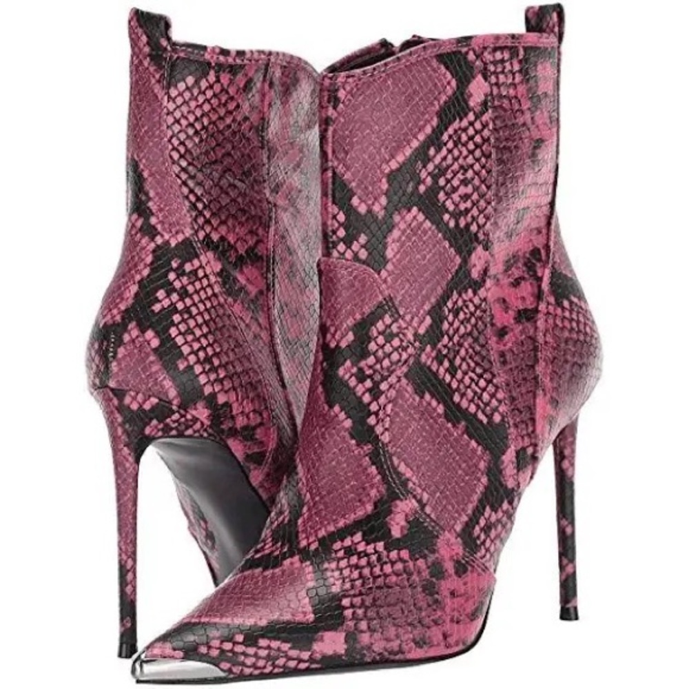 Winnie Harlow X Steve Madden Snakeskin Boots